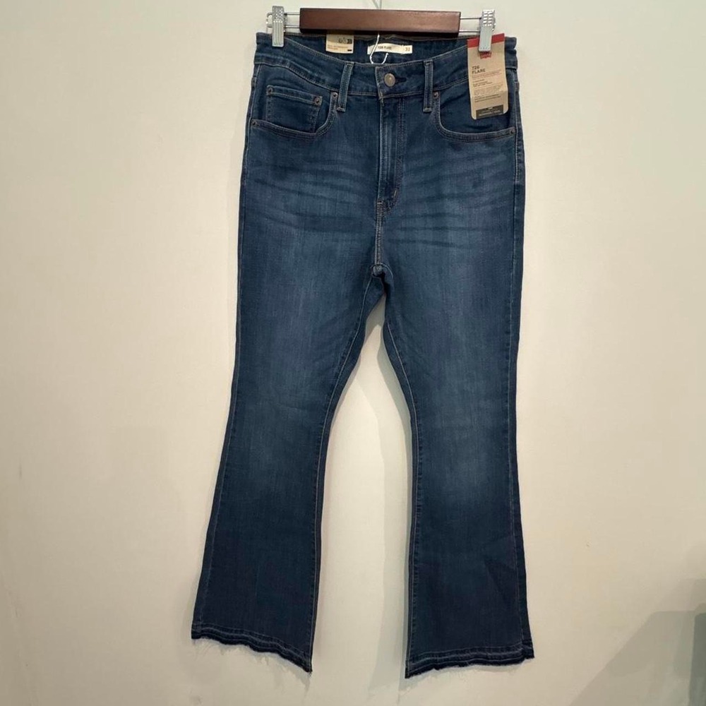 Levis 726 High Rise Flare Jeans